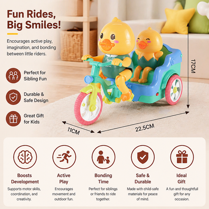 Electric Animal Tricycle – Interactive Ride-On Toy with Music & Light for Children