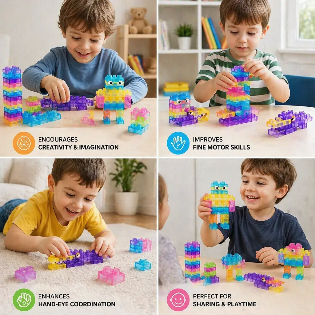 Sensory Soft Building Blocks for Kids – Soft, Squeezable Learning Blocks for Play & Fun
