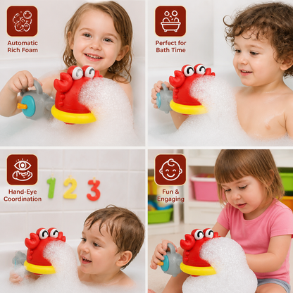 Cute Bubble Bath Toy for Kids – Automatic Foam Maker for Water & Bath Fun