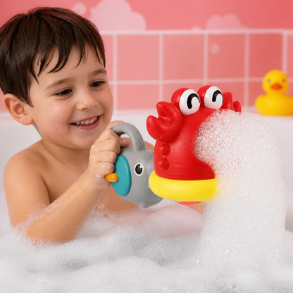 Cute Bubble Bath Toy for Kids – Automatic Foam Maker for Water & Bath Fun