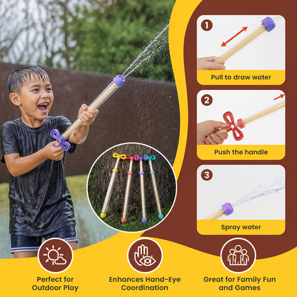 Kids Water Spray Blaster – Handheld Pull Spray Toy for Outdoor Fun