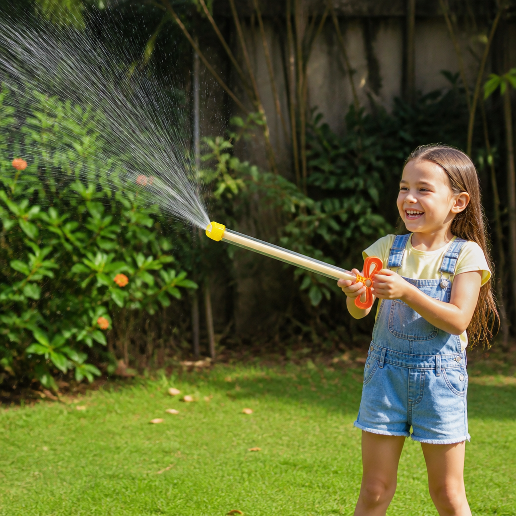 Kids Water Spray Blaster – Handheld Pull Spray Toy for Outdoor Fun