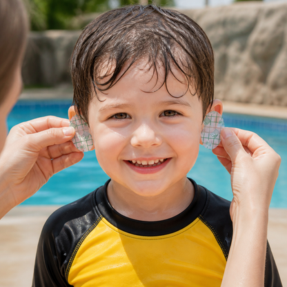 Waterproof ear protection film for children