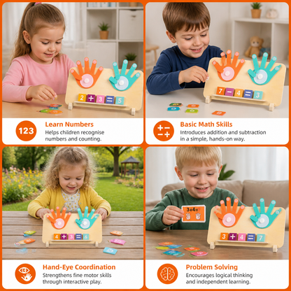 Wooden Finger Counting Board