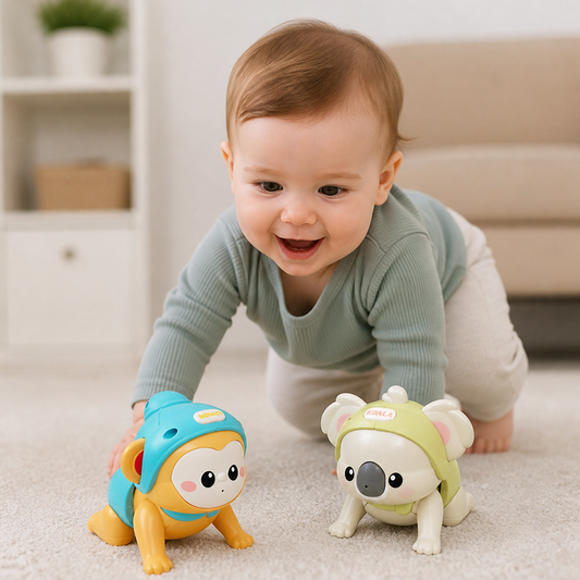 Interactive Crawling Baby Toy with Music & Voice Recording