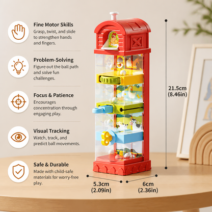 Interactive Farm Ball Run Toy for Fine Motor & Problem-Solving Skills