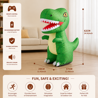 Remote Control Inflatable T-Rex Dinosaur Toy