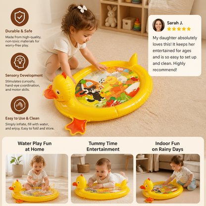2-in-1 Duck Water Play Mat