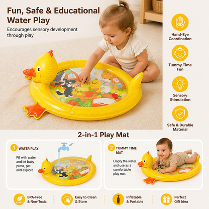 2-in-1 Duck Water Play Mat