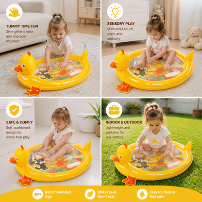 2-in-1 Duck Water Play Mat