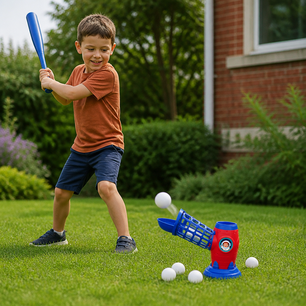 Kids Electronic Baseball Pitching Machine