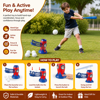 Kids Electronic Baseball Pitching Machine
