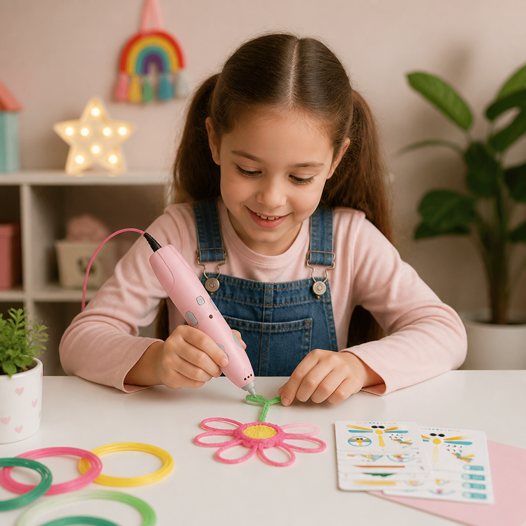Low-Temperature 3D Pen Set for Kids – Safe DIY STEM Drawing Kit