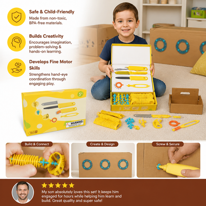 Kids Cardboard Construction Tool Kit