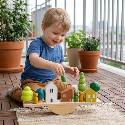 Montessori Wooden Seesaw Toy