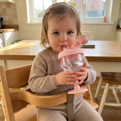 Spill-Proof Baby Straw Training Cup