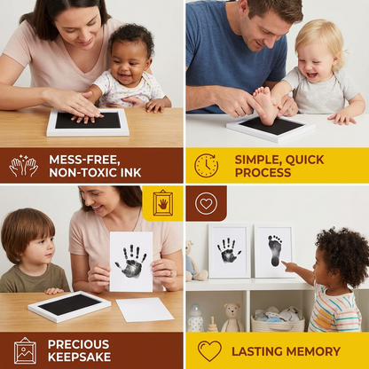 Baby Hand & Footprint Kit – Keepsake Set for Toddlers
