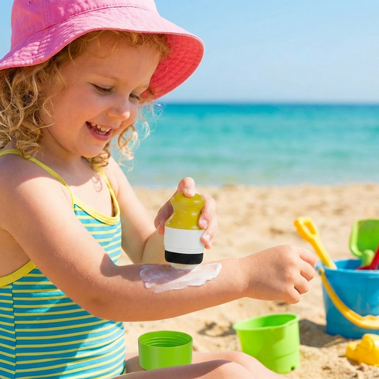 Refillable Sunscreen Roller for Kids – Easy Mess-Free Sunscreen Applicator