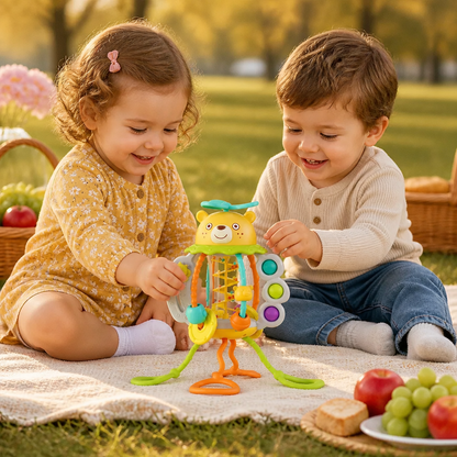 Pull-Along Baby Rattle – Cute Educational Toy for Early Development