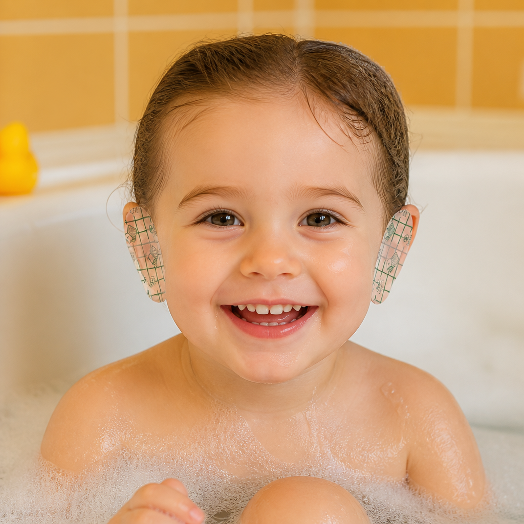 Waterproof ear protection film for children