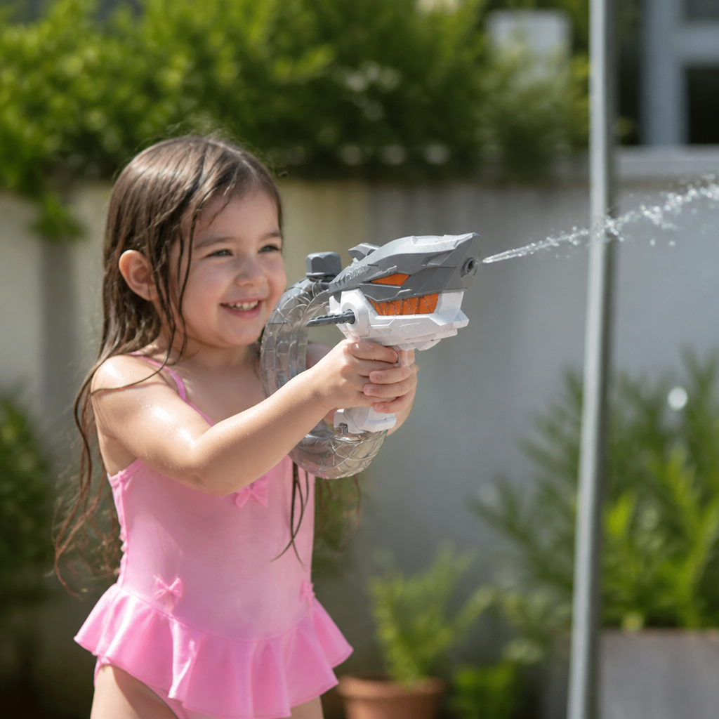 Electric Shark Water Gun for Kids – Fully Automatic Water Blaster for Hot Summer Fun