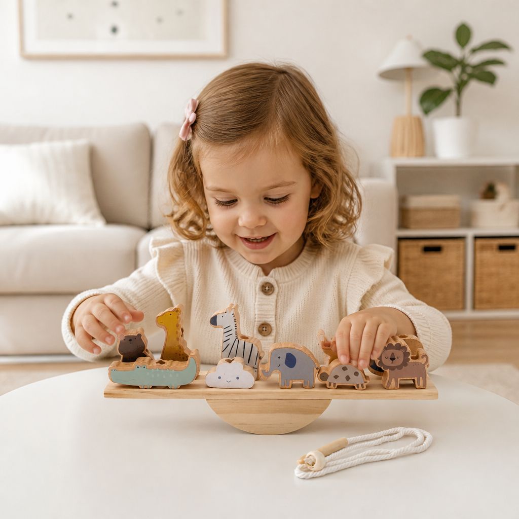 Montessori Wooden Seesaw Toy
