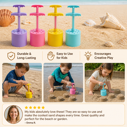 Honeycomb Sand Castle Maker – Sand Mold for Kids