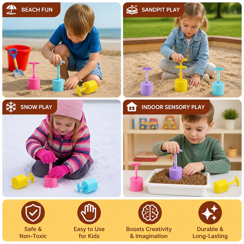 Honeycomb Sand Castle Maker – Sand Mold for Kids