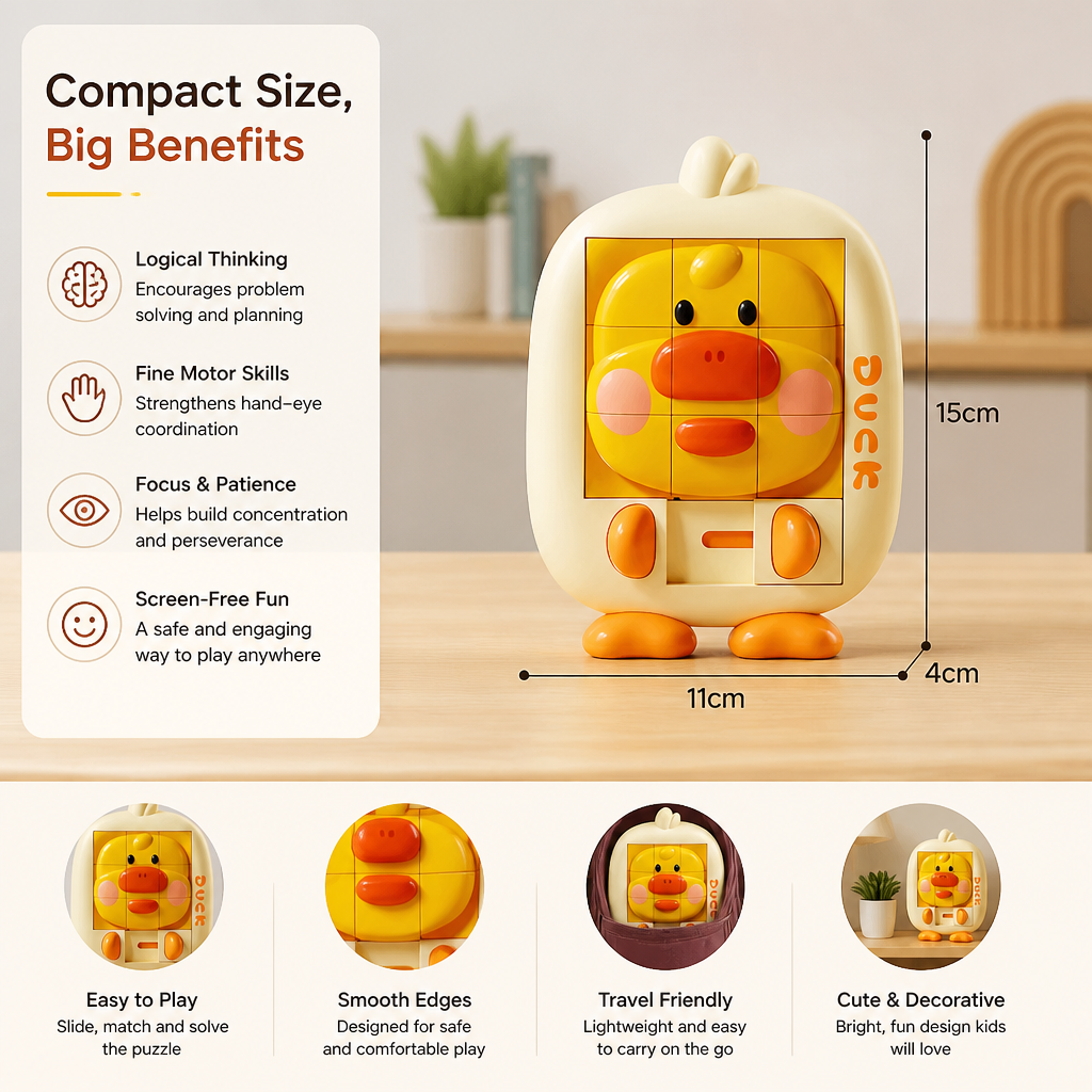 Educational Animal Sliding Puzzle Game