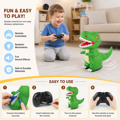 Remote Control Inflatable T-Rex Dinosaur Toy