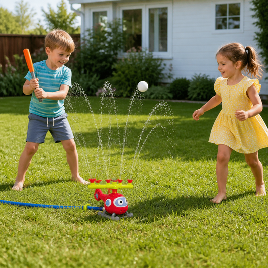 Baseball Water Fun Sprinkler Play Set