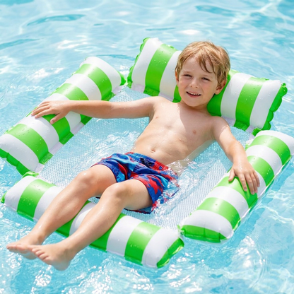 Inflatable Pool Seat for Children – Water Hammock with Mesh Surface