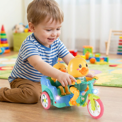 Electric Animal Tricycle – Interactive Ride-On Toy with Music & Light for Children