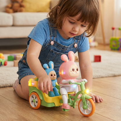Electric Animal Tricycle – Interactive Ride-On Toy with Music & Light for Children