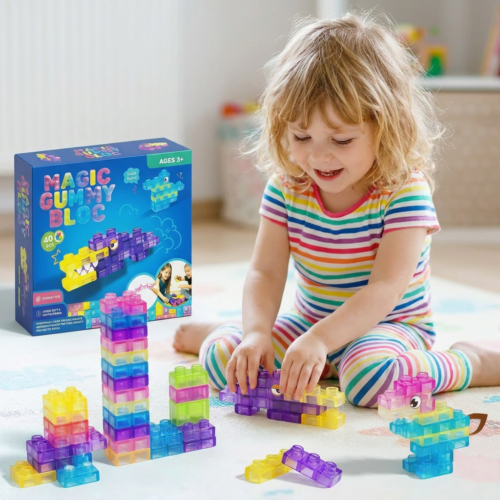 Sensory Soft Building Blocks for Kids – Soft, Squeezable Learning Blocks for Play & Fun
