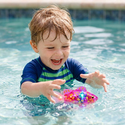 LED Swimming Fish Pool Toy Set – Automatic Water Activated Light-Up Fish