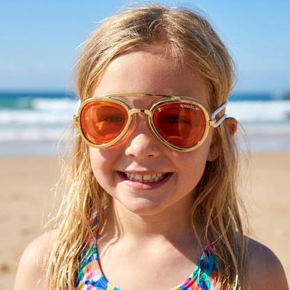 Pro Aviator Swim Goggles – UV400 Protection, Anti-Fog & Full Coverage Fit