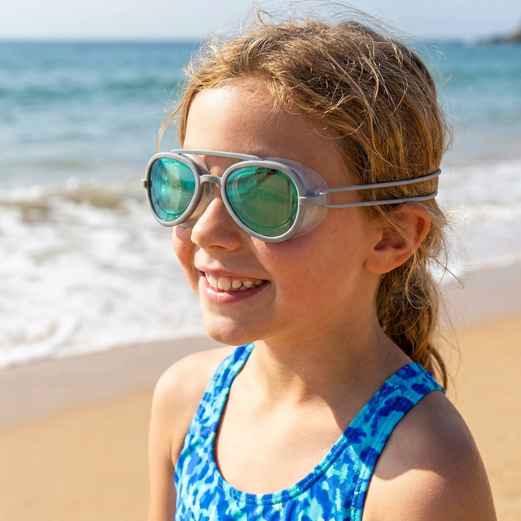 Pro Aviator Swim Goggles – UV400 Protection, Anti-Fog & Full Coverage Fit