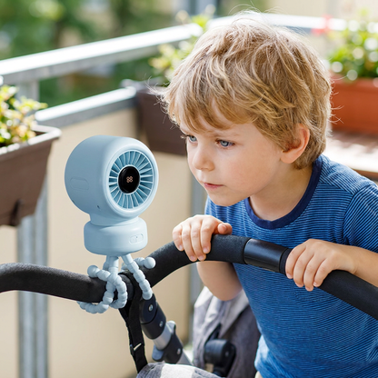 Portable Clip-On Mini Fan for Stroller Crib and Everyday Use