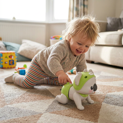 Interactive Crawling Baby Toy with Music & Voice Recording