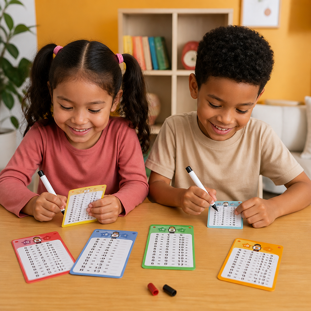 Reusable Maths Flash Cards