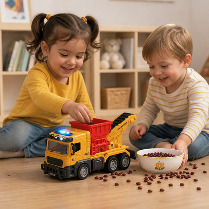 Construction Dump Truck Toy with Lights & Sounds