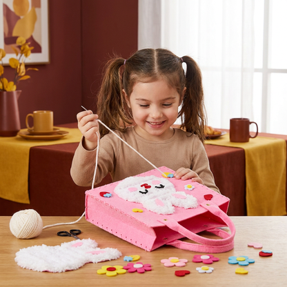 Kids DIY Plush Tote Bag Craft Kit