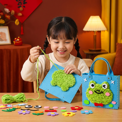 Kids DIY Plush Tote Bag Craft Kit