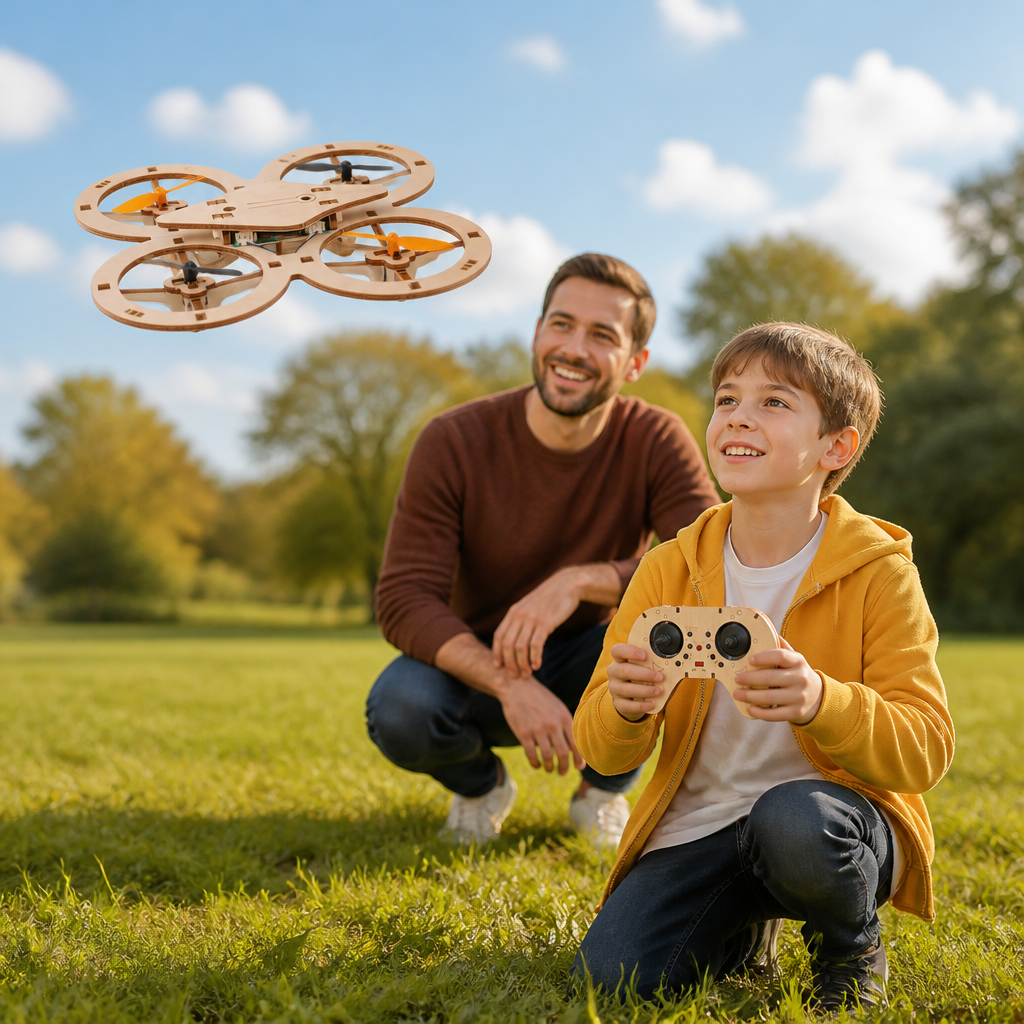 DIY Wooden RC Quadcopter Kit – Build Your Own Flying Adventure
