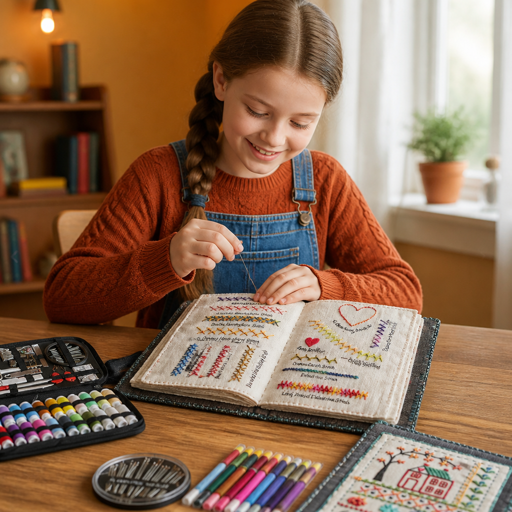Embroidery Stitch Guide Book