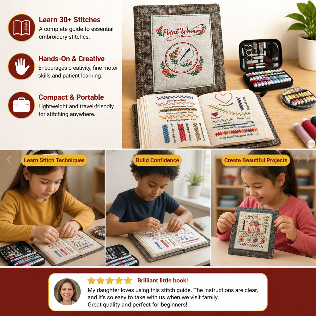 Embroidery Stitch Guide Book