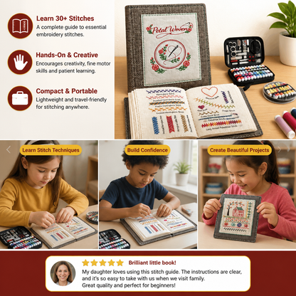 Embroidery Stitch Guide Book