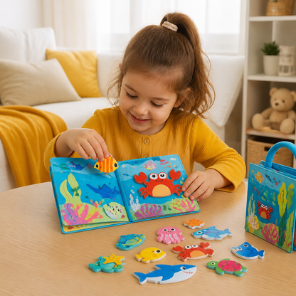 Montessori Ocean Animals Sensory Busy Book