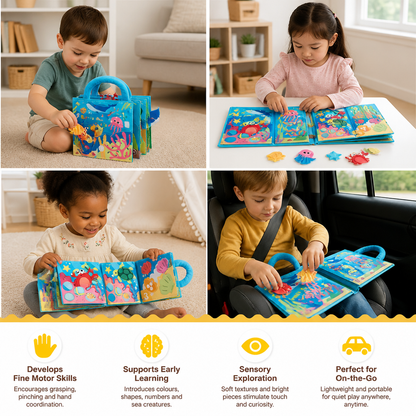 Montessori Ocean Animals Sensory Busy Book